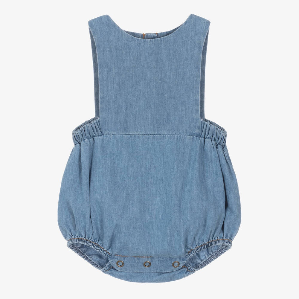 Blue Cotton Chambray Shortie | 3M