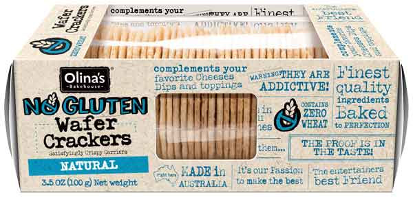 Olina's Artisan Crackers Date & Apricot 3.5oz