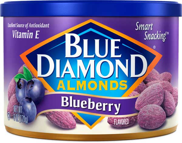 Blue Diamond Almonds Blueberry 6oz