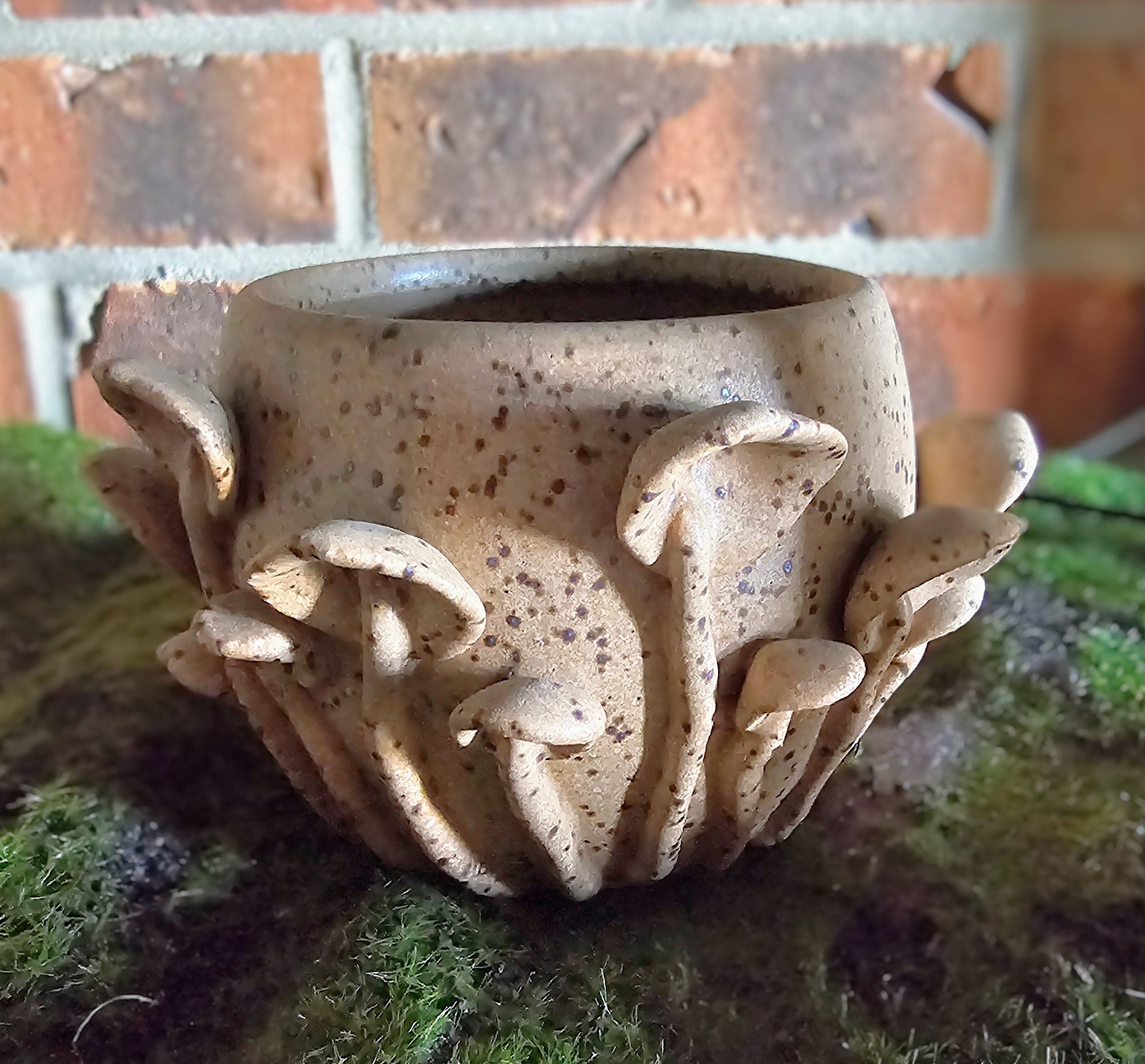 Ceramic Mushroom Planter Pot