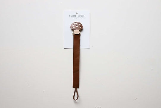 Leather Pacifier Chain