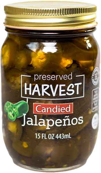 Preserved Harvest Candied Jalapenos 15 oz