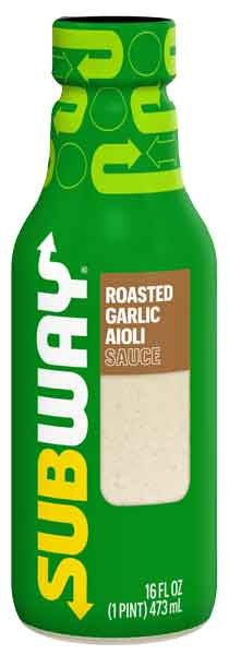 Subway Roasted Garlic Aioli 16 oz