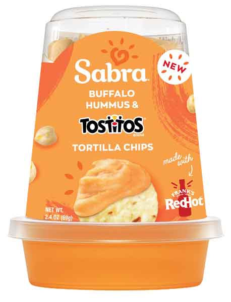 BIZ Sabra Hummus Buffalo with Tostitos