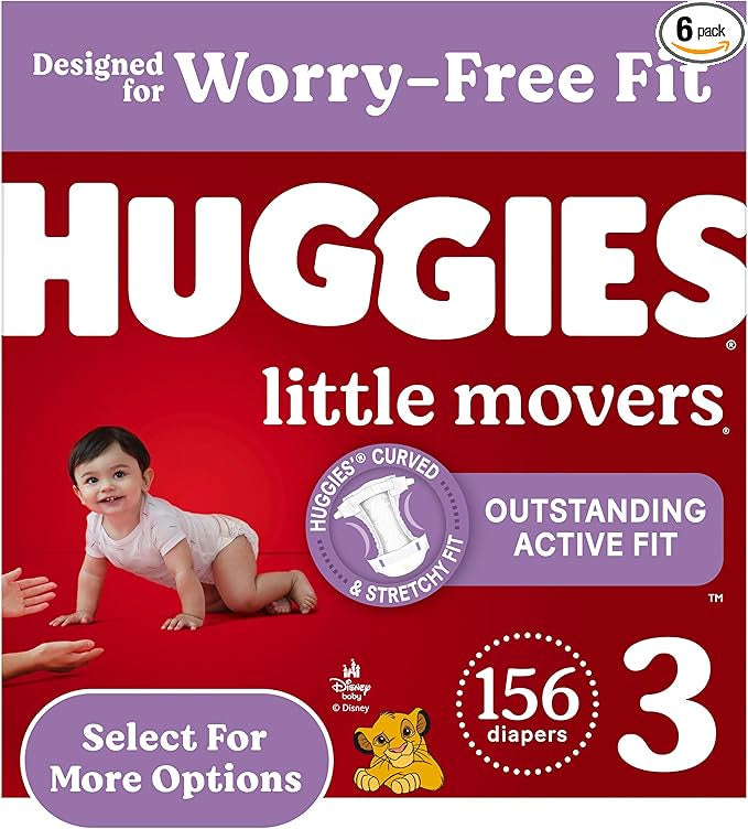 Huggies Little Movers Size 3 - 174 Ct.