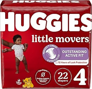 Huggies Little Movers Size 4 - 156 Ct.