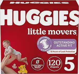 Huggies Little Movers Size 5 - 132 Ct.