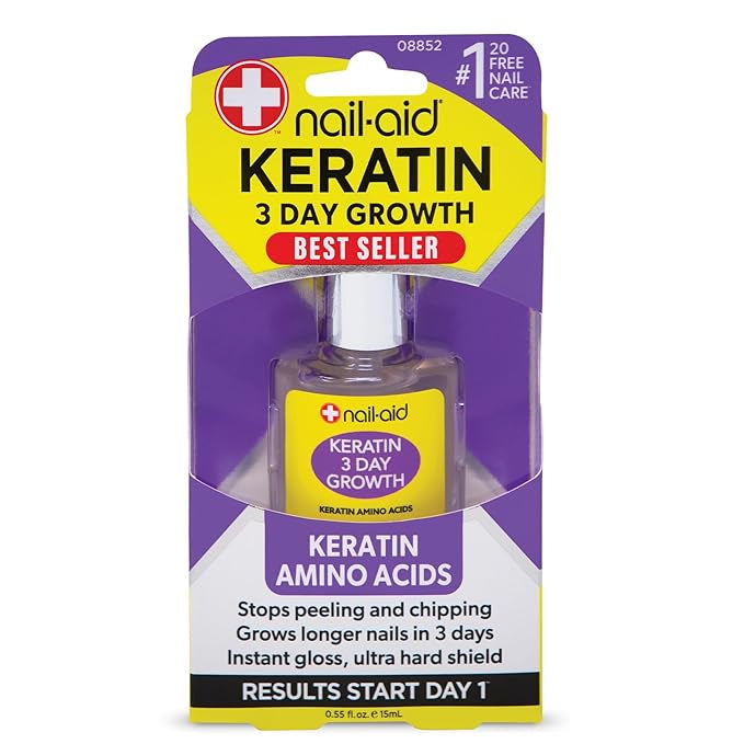 Nail-Aid Keratin Treatment & Strengthener, Clear 0.55oz