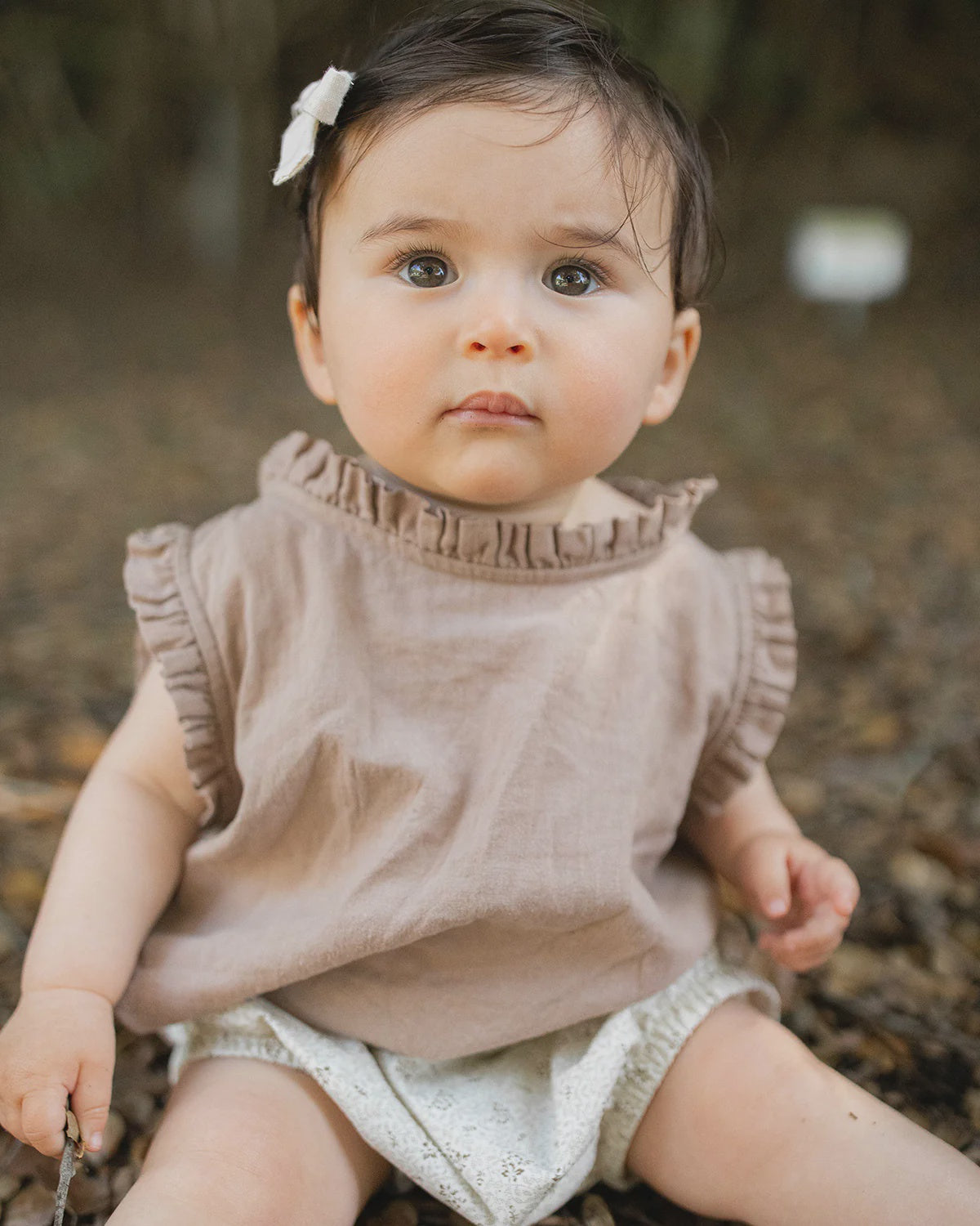 Ruffle Neck Blouse 6-12M
