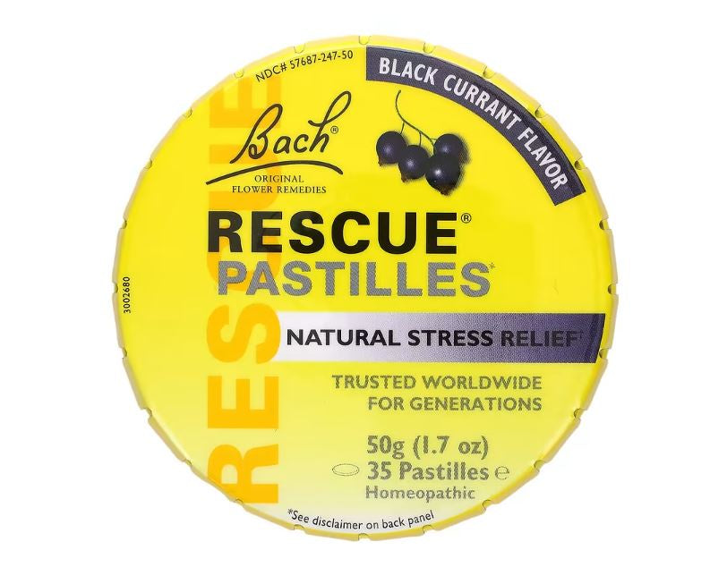 Bach Rescue Pastilles Black Currant 50g