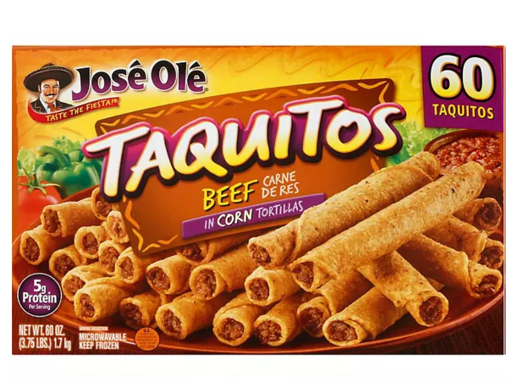 Jose Ole Beef Taquitos 60ct