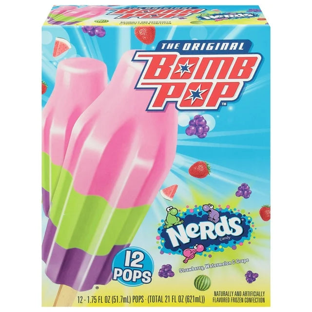 Blue Bunny Bomb Pop Nerds 12pk