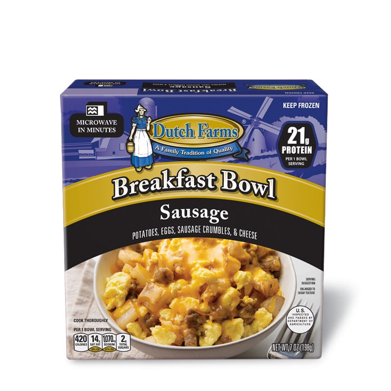 Dutch Farms Sausage Breakfast Bowl 7oz.