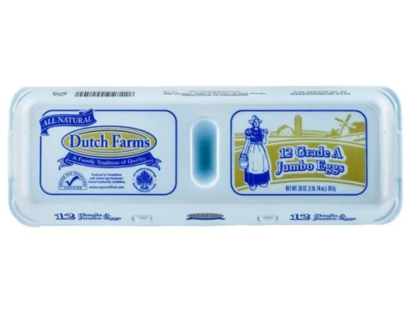 Dutch Farms Jumbo Eggs 12ct