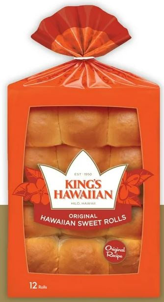 Kings Hawaiian Original Sweet Dinner Rolls 12ct