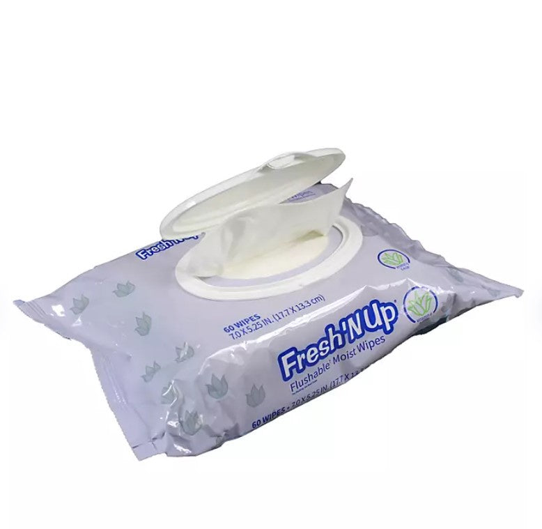 Fresh'N Up Flushable Wipes Fresh Scent 60ct