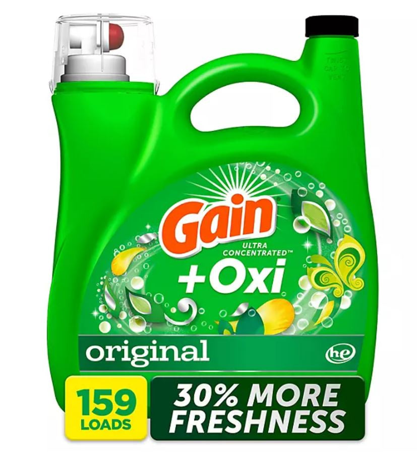 Gain +Oxi Laundry Detergent Liquid Original 170oz