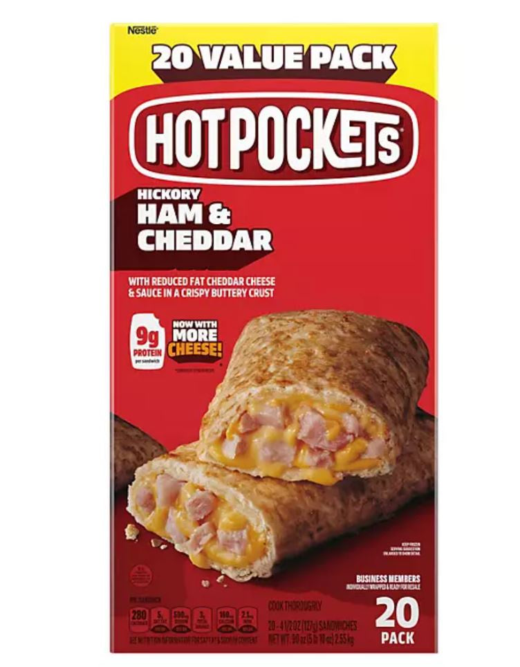 Hot Pocket Ham & Cheese 12pk