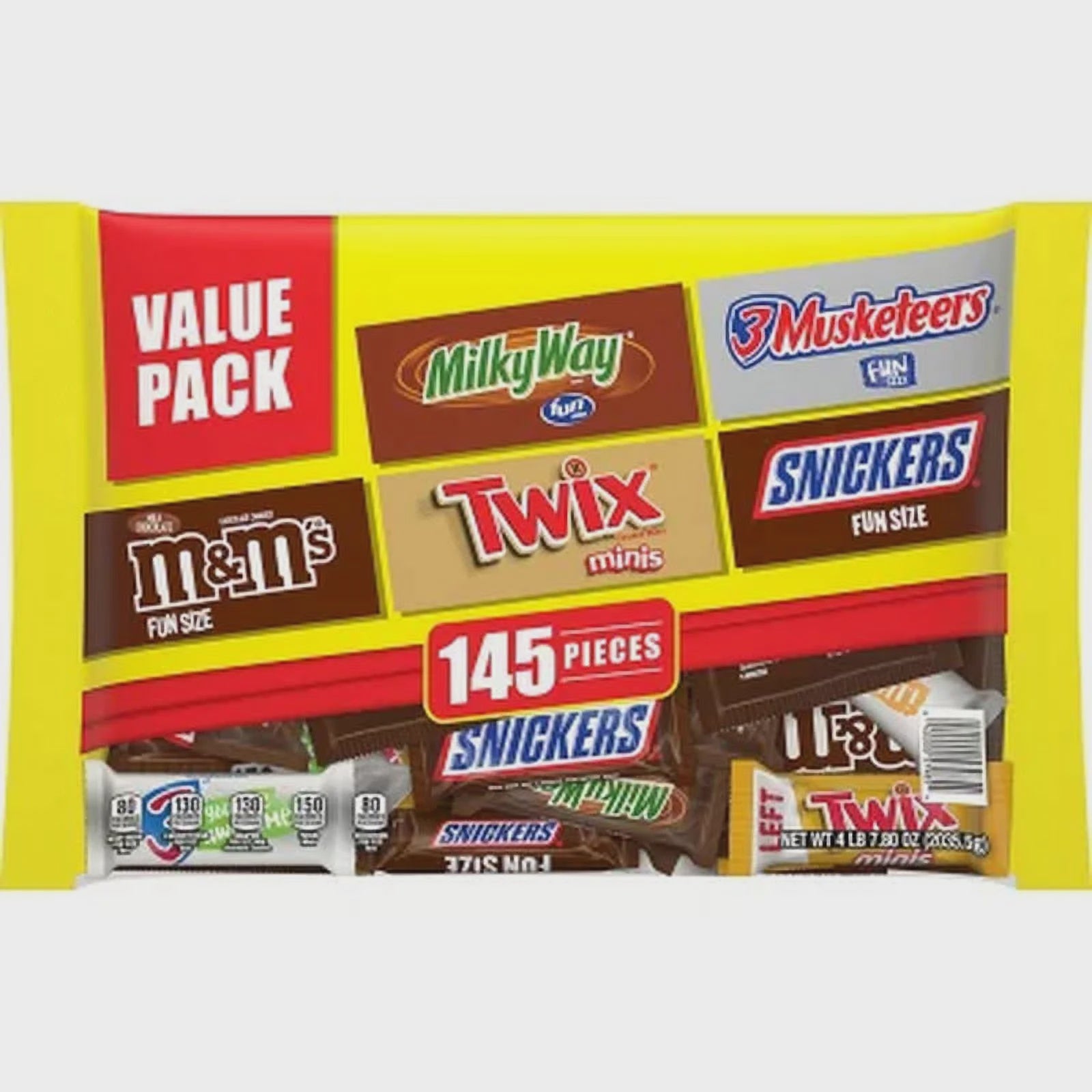 Mars Milk Chocolate Variety Pack Candy 71.8oz