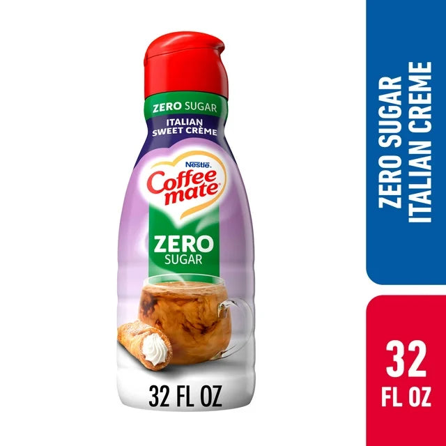 Nestle Coffeemate Italian Sweet Creme Zero Sugar 32oz