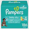 Pampers Baby Dry Size 4 - 186 Ct.