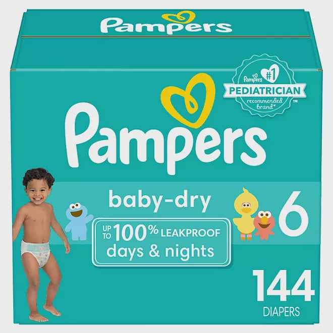 Pampers Baby Dry Size 6 - 144 Ct.