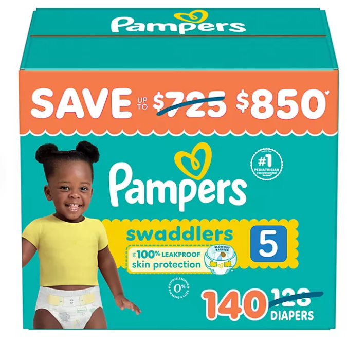 Pampers Swaddlers Size 5 - 128 Ct.