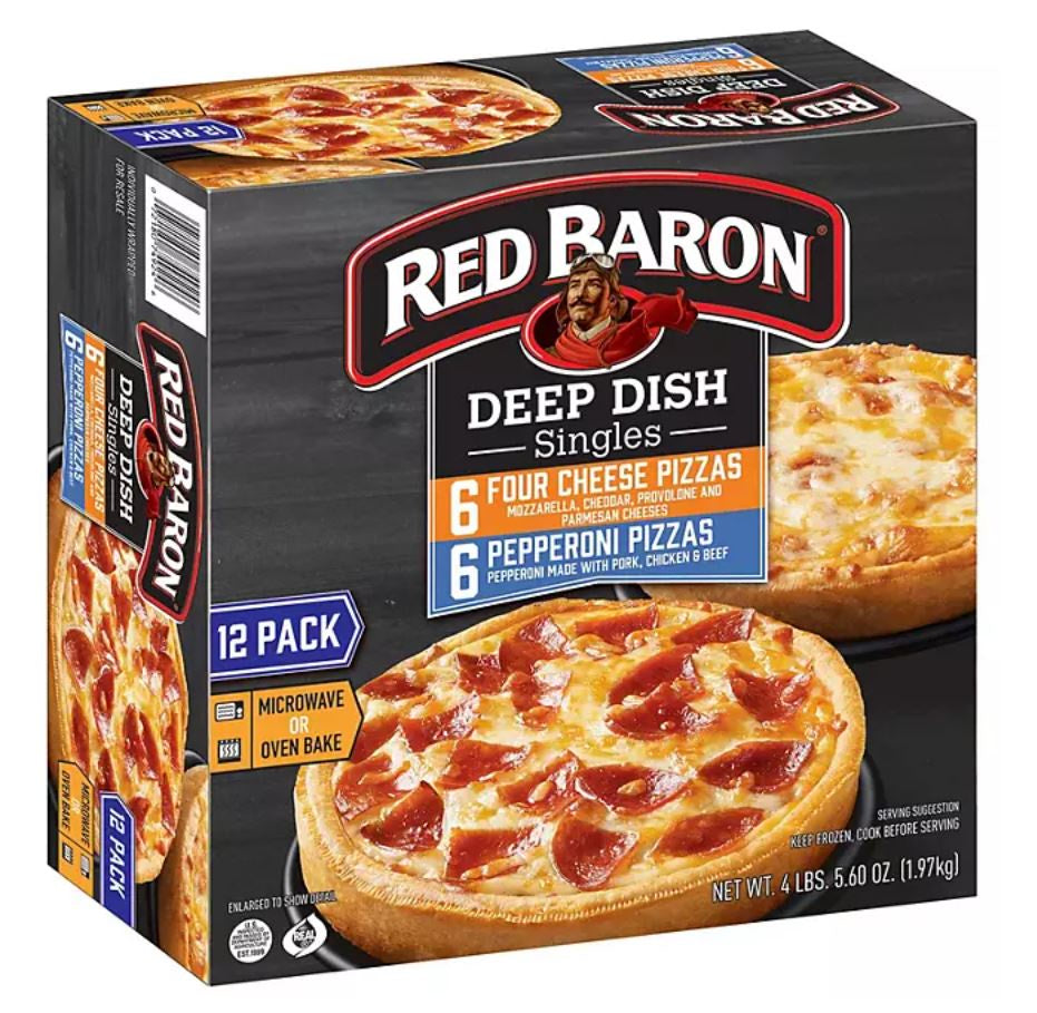 Red Baron Deep Dish Singles 12pack