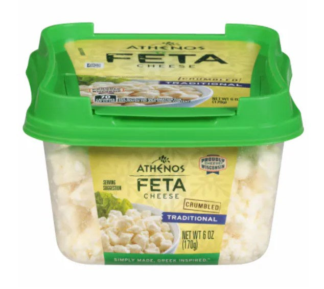 Athenos Crumbled Original Feta 6oz.