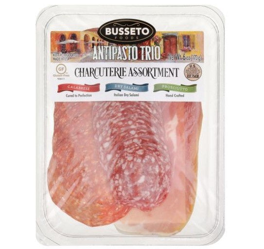 Busseto Antipasto Trio 6oz.