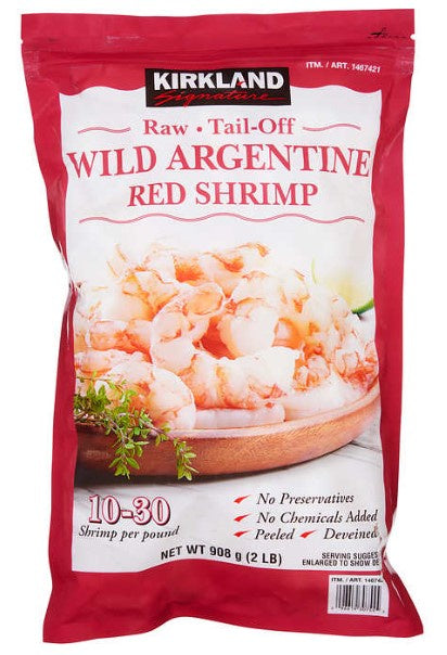 Kirkland Wild Argentine Red Shrimp 2lb