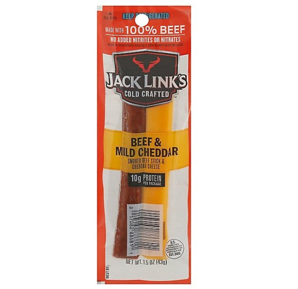 Jack Links Beef Stick & Mild Cheddar Cheese Snack 1.5oz