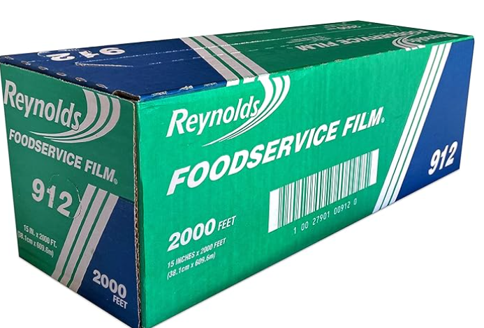 Reynolds 912 Foodservice Plastic Wrap 15"/2000'