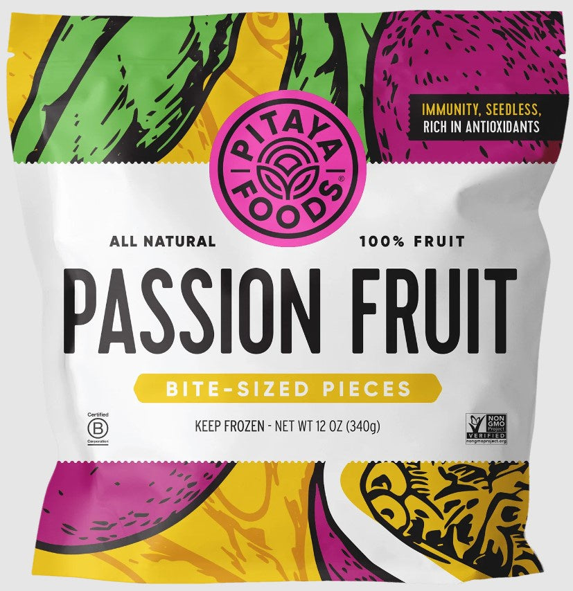 Pitaya Foods Passion Fruit Cubes 12oz.