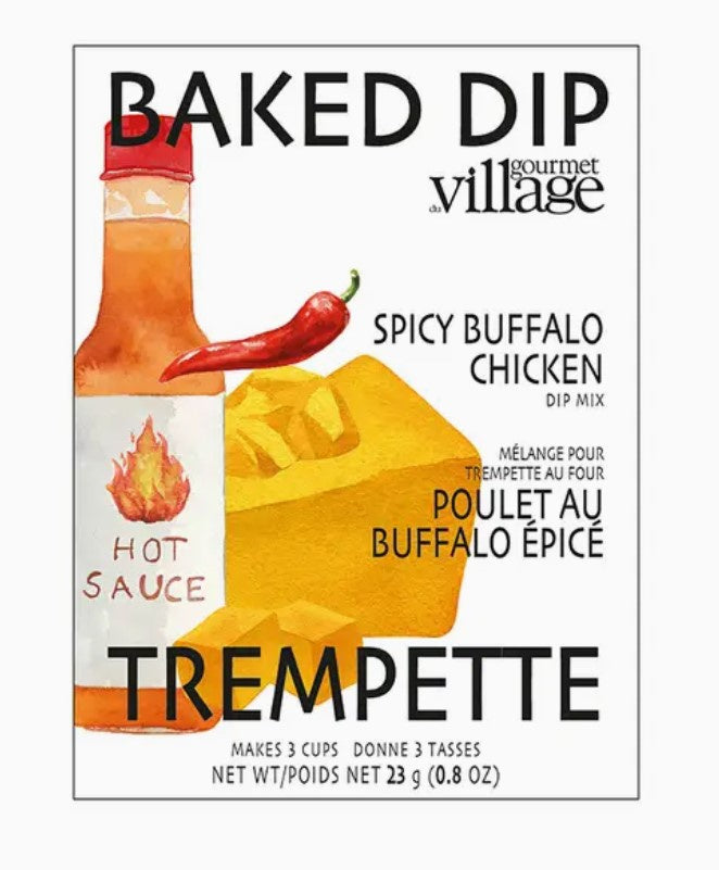 Gourmet Du Village Spicy Buffalo Chicken Baked Dip Recipe Box