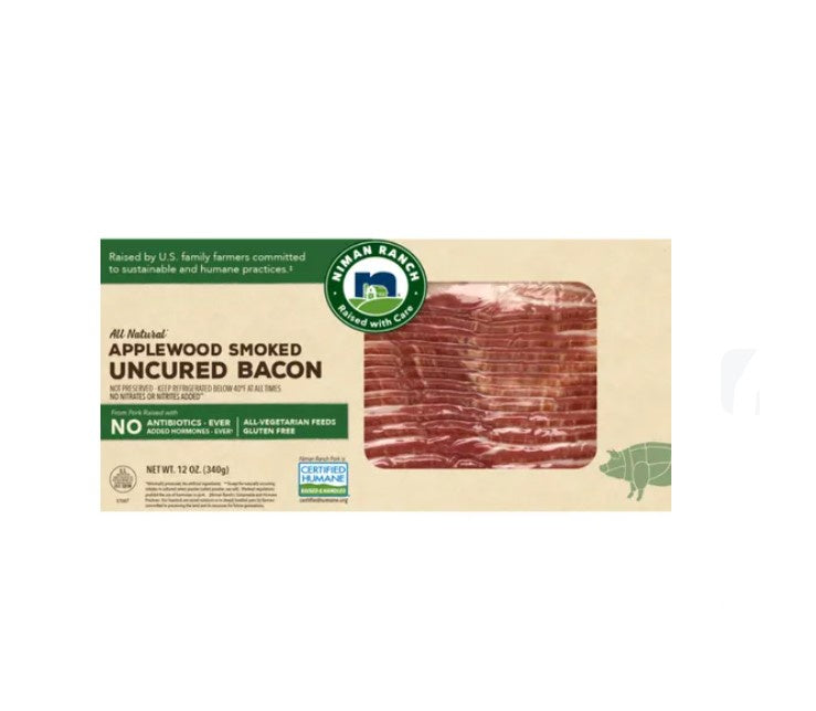 Niman Ranch Applewood Smoked Bacon 12 oz.