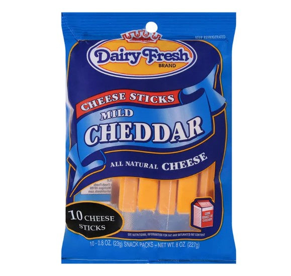 Dairy Fresh Cheddar Cheese Sticks 8oz