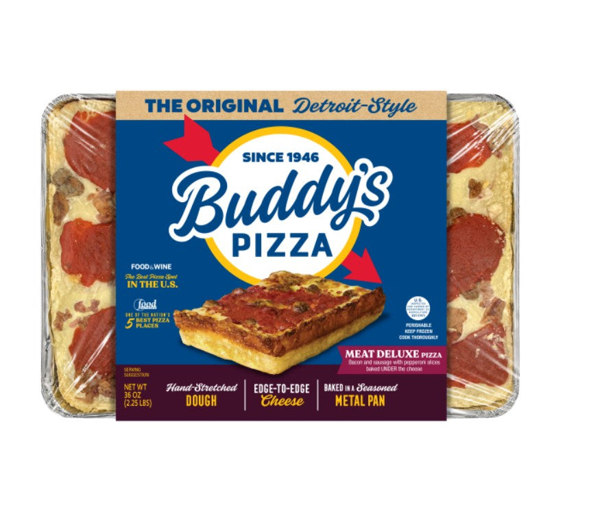 Buddy's Deluxe Meat Pizza Detroit Style, 36oz.