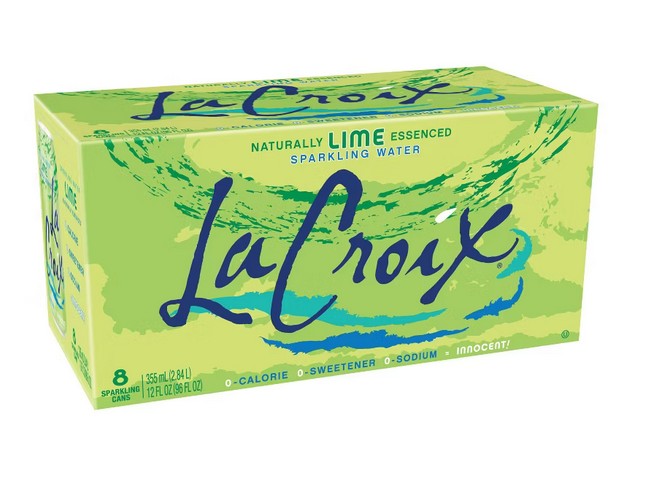 La Croix Sparkling Water Lime 8ct/12oz (Deposit Incl)