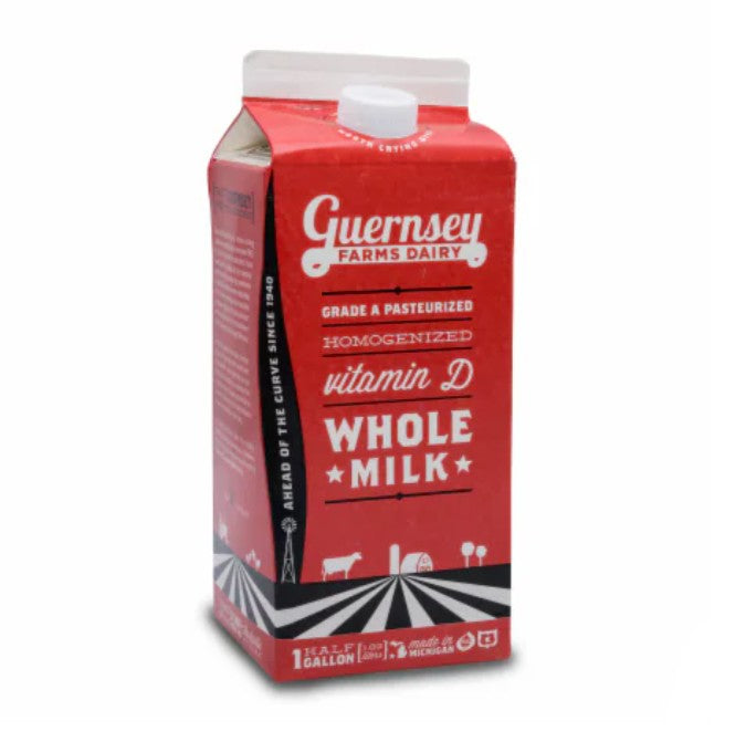 Guernsey Whole Milk Half Gallon