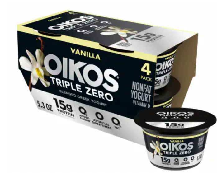 Oikos Pro Vanilla Yogurt 4pk