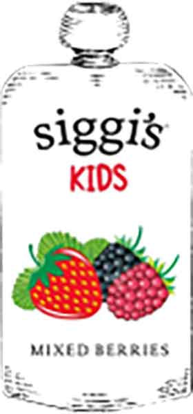 Siggis Yogurt Pouches Mixed Berry 4pk 3.5oz