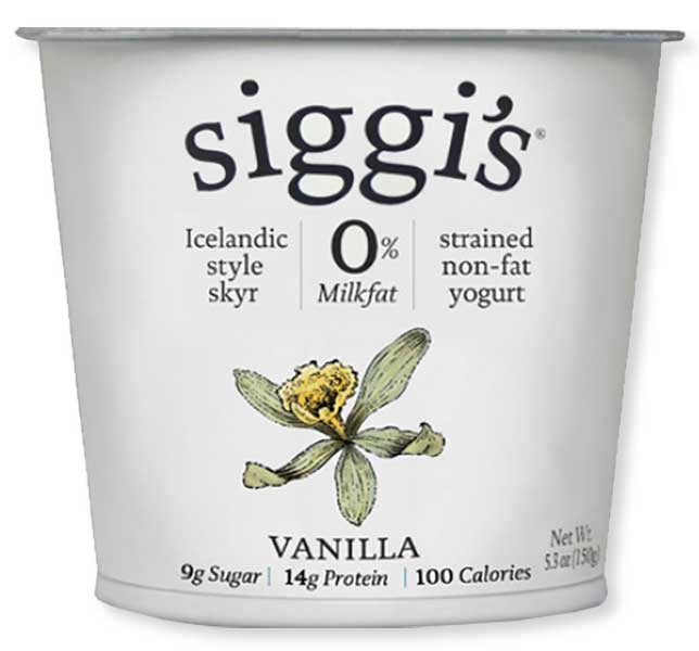 Siggis Skyr Vanilla Nonfat Yogurt 5.3oz