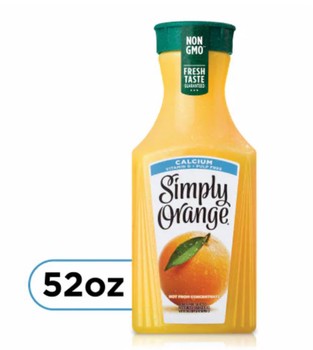 Simply Orange Juice 52oz