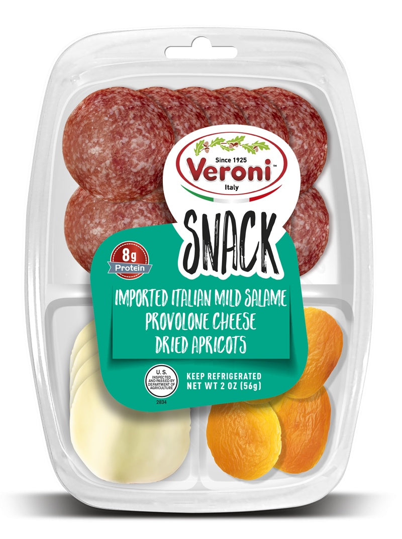 Veroni Italian Salami with Provolone & Apricots 2 oz.