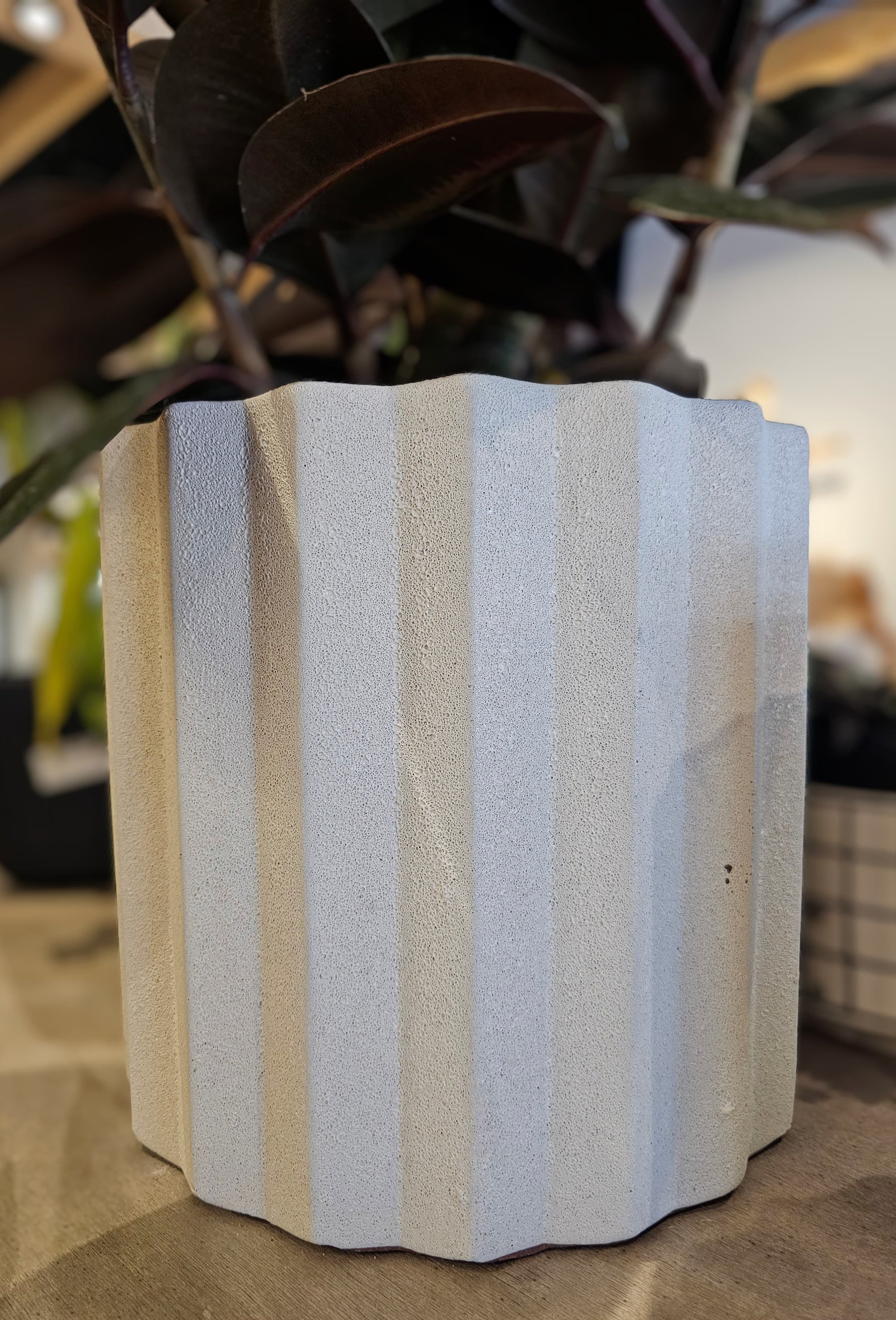 Matte Cylinder Planter Pot, 11"