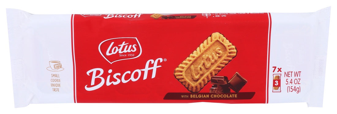 Lotus Biscoff Cookies with Belgian Chocolate 5.4oz