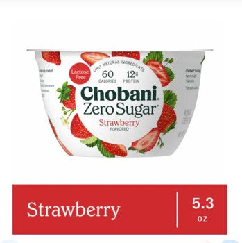 Chobani Zero Sugar Strawberry 5.3oz