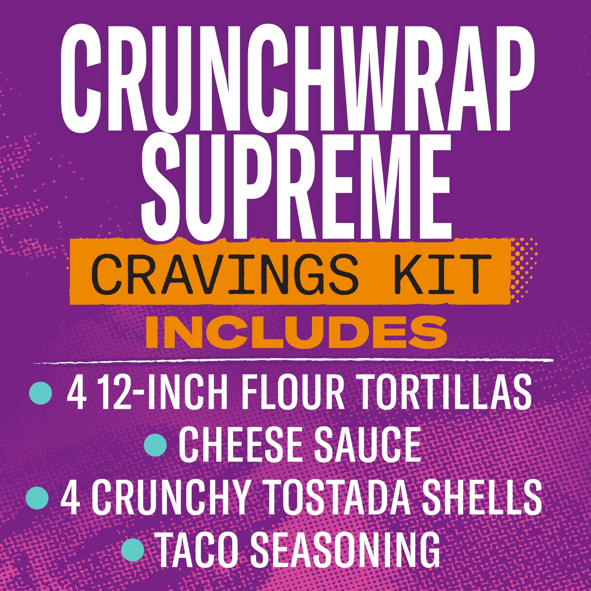 Taco Bell Crunchwrap Supreme Cravings Kit 10.63oz