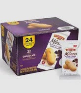 BIZ Milano Double Dark Chocolate Cookies, 0.98 oz., 24 pk.